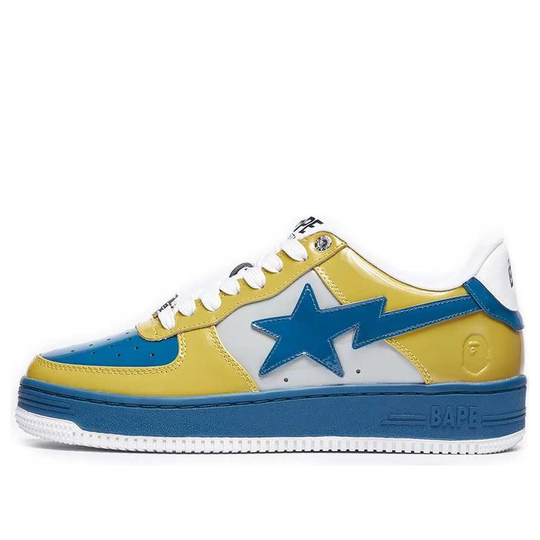 A BATHING APE Bape Sta 'Yellow Blue' BAPESTA-BLUE-YELLOW