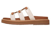 CELINE Rubber Sole Slide Slippers Women's Brown