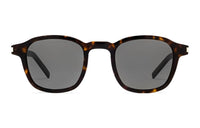 SAINT LAURENT Tortoise-shell Round-frame Sunglasses