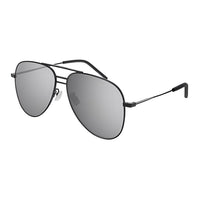 SAINT LAURENT Subject To Official Website Aviator Sunglasses Unisex Black/Silver