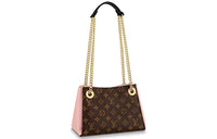 LOUIS VUITTON Surene Cow Leather Canvas Chain Bag Shoulder Bag Handbag Regular Women's Cherry Blossom Pink