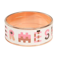 HERMES Rose Gold-Plated Rings Unisex Silver