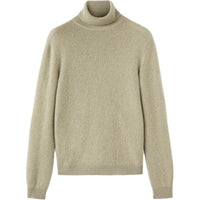 Loro Piana FW24 Cashmere Sweater Men's Sesame Seeds Mixed Color