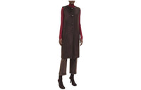HERMES Jackets Coats Women's Brown