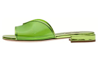 MIU MIU Odor Resistant Slide Slippers Women's Green