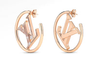 LOUIS VUITTON Earrings Women's Rose Gold
