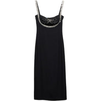 PRADA FW24 Slip Dresses Women's Black