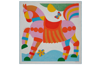HERMES Knit Scarves Women's Gray