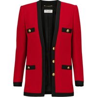 SAINT LAURENT FW21 Jacket Women's Red