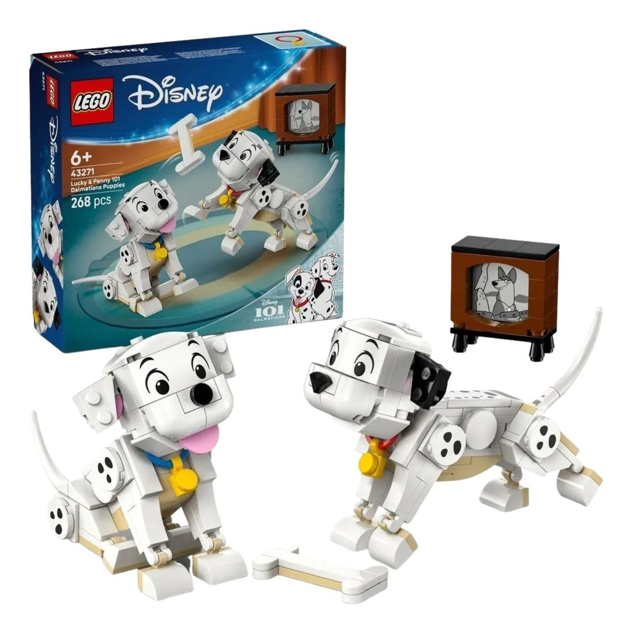 LEGO Lucky & Penny 101 Dalmatians Puppies 43271