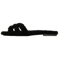 SAINT LAURENT Slide Slippers Women's Black