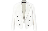LOUIS VUITTON Loose Collar Satin Spencer Jacket