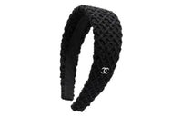 CHANEL Headbands Women's Black