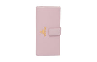 PRADA Leather Card Holder Wallet Women's Pink