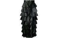 SAINT LAURENT Tiered-design Midi Skirt