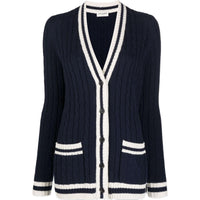 SAINT LAURENT Cable-knit Cashmere Cardigan
