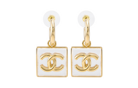 CHANEL Earrings Women's Gold