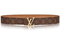 LOUIS VUITTON Belt Initiales Monogram 1.5W