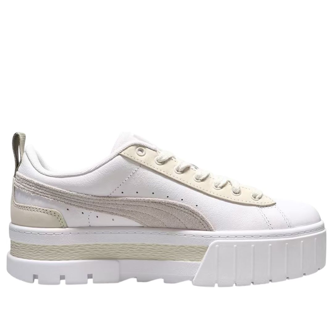 (WMNS) PUMA Mayze Premium 'White Grey' 389858-01