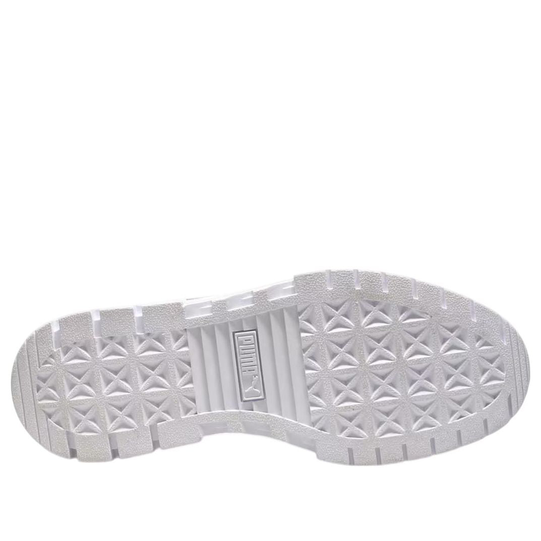 (WMNS) PUMA Mayze Premium 'White Grey' 389858-01