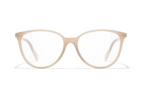 CHANEL Eyeglass Frames Women's Brown