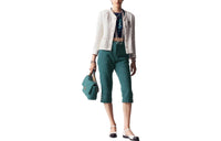 CHANEL Crop Tops Women's Dark Green