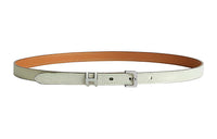 HERMES Individual Light Green Buckle Epsom Calfskin Belt Women's Bubble Green Width 1.5CM