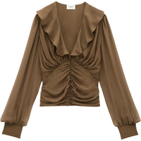 SAINT LAURENT Shirt Women's Umber