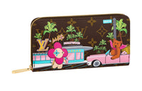 LOUIS VUITTON Zippy Wallet Monogram Vivienne Fuchsia Pink