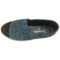 CHANEL Espadrilles Women's Blue