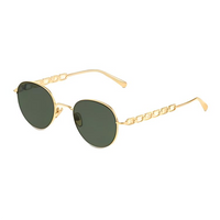 LOUIS VUITTON Acetate Titanium Oval Sunglasses Men's Gold
