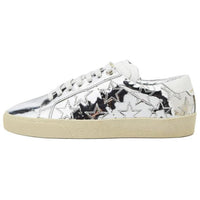 SAINT LAURENT Low Top Skateboard Shoes Women's Silver