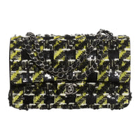 CHANEL Classic Flap CF Sequins Embroidery Crossbody Bag Shoulder Bag Regular Women's Multicolor