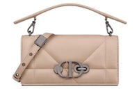 DIOR Sheepskin Crossbody One Shoulder Handbags Women's Hazelnut