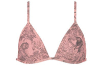 DIOR All Over Patterned Tied Bikini Top