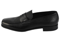 PRADA Saffiano Penny Loafers 'Black' Women's