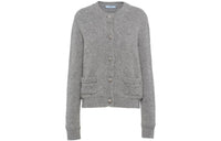 PRADA Crystal button Cashmere Cardigan