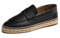 HERMES Trip Flat Shoes Women's Black