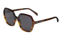 CELINE Plate Frame Square Sunglasses Women's Brown