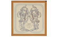 HERMES Silk Scarves Women's Multicolor