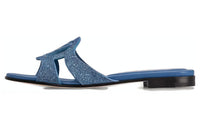 LOUIS VUITTON Isola Slide Slippers Women's Blue