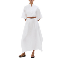 HERMES FW24 Long Sleeved Dress Women's White