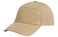 HERMES Cotton Baseball Caps Men's Brown