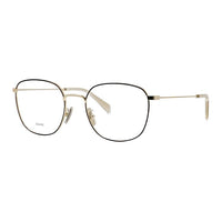 CELINE Metal Square Eyeglass Frames Unisex Gold