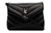 SAINT LAURENT Leather Crossbody Bags Shoulder Bags Women's Black