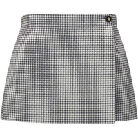 DIOR Casual Short Skirts Women's Black White