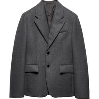 PRADA FW24 Business Suit Coat Men's Dark Gray