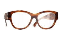 CHANEL Eyeglass Frames Women's Brown