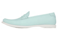 SAINT LAURENT Momogram Casual Shoes Men's Light Blue