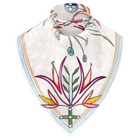 LOUIS VUITTON Dakota Flower Silk Square